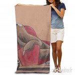 Annays Sofa Sloth Ride Lightweight Absorbent Quick-Drying Spa Towels Swimsuit Bath and Shower Towel Beach Blanket for Women，Men 80x130cm 31.5x51.2inches - B07VLJXY73